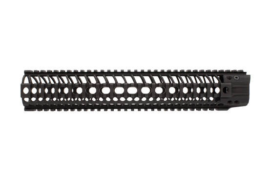 The Spikes Tactical BAR2 handguard 13.2 features 4 QD sling swivel slots